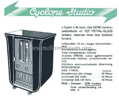 Cyclope Studio A; Alfa-Radio, Société (ID = 1126182) Radio