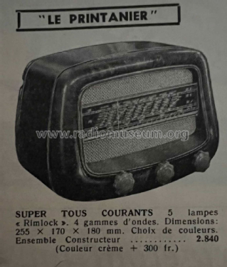 Printanier 51; Alfar Electronic; (ID = 2725473) Radio