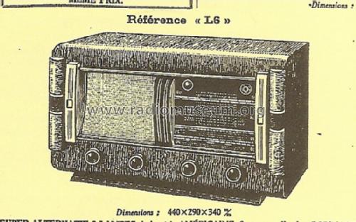 Référence L6 ; Alfar Electronic; (ID = 962377) Radio