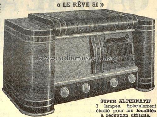 Rève 51; Alfar Electronic; (ID = 463947) Radio