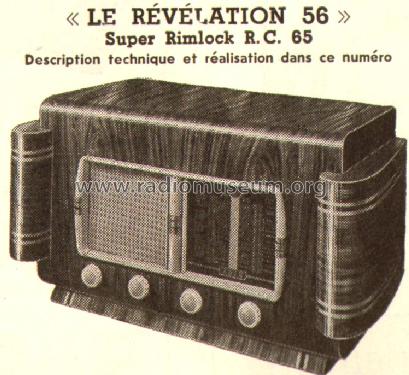 Révélation 56; Alfar Electronic; (ID = 545579) Radio