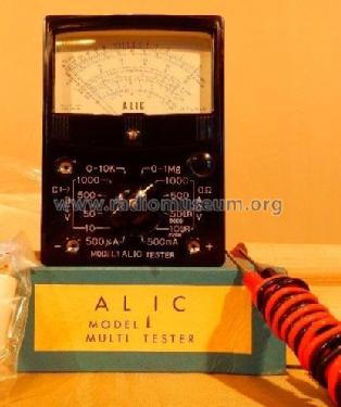 Multi-Tester Model 1; Alic brand (ID = 1951684) Equipment