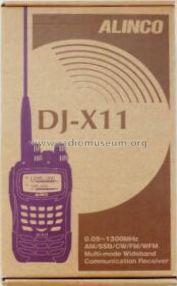 AM/SSB/CW/FM/WFM Multi-mode Wideband Communication Receiver DJ-X11; Alinco Inc.; Osaka (ID = 3100198) Amateur-R