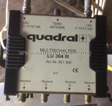 Quadral Multischalter - Multiswitch LU 304 III Art.Nr.851300; All-Akustik, (ID = 2783414) DIG/SAT