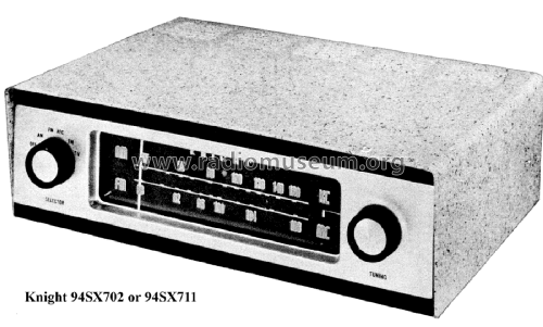 Knight 94SX711 ; Allied Radio Corp. (ID = 1863377) Radio