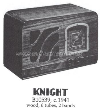 Knight B10539 ; Allied Radio Corp. (ID = 1423344) Radio