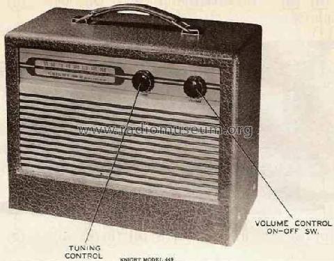Knight 449; Allied Radio Corp. (ID = 493394) Radio