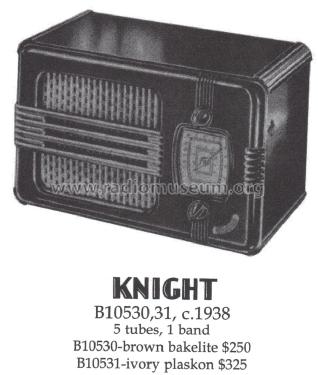 Knight 6 B 10530; Allied Radio Corp. (ID = 1423336) Radio