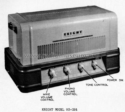 Knight 93-024; Allied Radio Corp. (ID = 941963) Ampl/Mixer