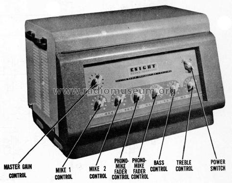 Knight 93-191; Allied Radio Corp. (ID = 968178) Ampl/Mixer