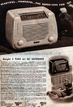 Knight D-104 Super-Five; Allied Radio Corp. (ID = 666686) Radio