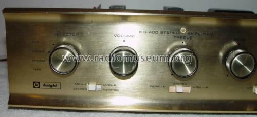 Knight Stereo Amplifier KG-400 ; Allied Radio Corp. (ID = 741282) Verst/Mix