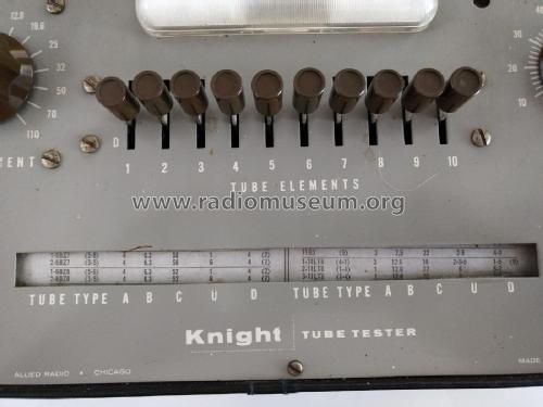 Knight-Kit Tube Tester 83YX142; Allied Radio Corp. (ID = 2167979) Equipment