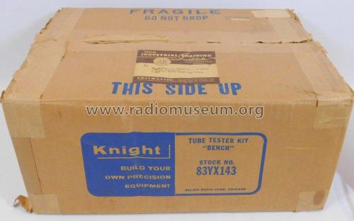 Knight-Kit Tube Tester 'Bench' 83YX143; Allied Radio Corp. (ID = 2799652) Equipment