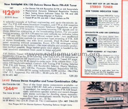 Knight KN-120 Ch= 92SU423; Allied Radio Corp. (ID = 1752395) Radio