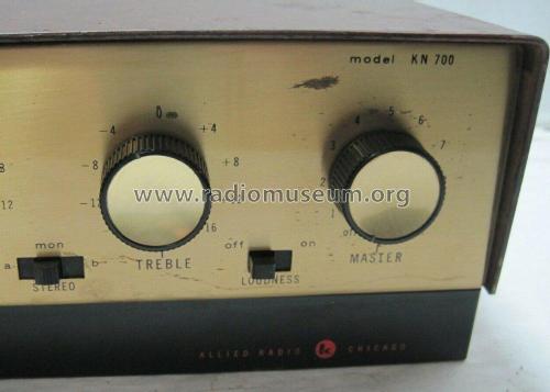 Knight stereo preamp KN-700 Ch= 92SX406; Allied Radio Corp. (ID = 2748550) Ampl/Mixer