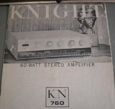 Knight KN-760; Allied Radio Corp. (ID = 974543) Ampl/Mixer