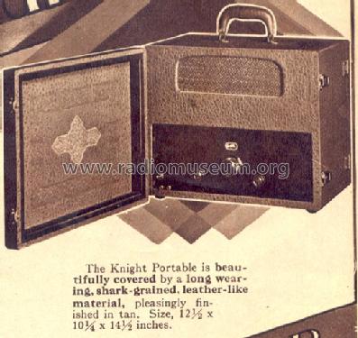 Knight Portable ; Allied Radio Corp. (ID = 240458) Radio