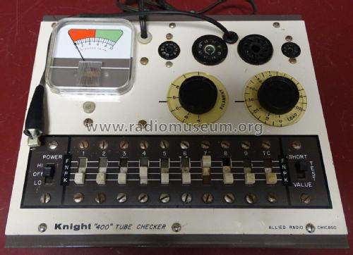 Knight Tube Checker 400; Allied Radio Corp. (ID = 2823686) Equipment