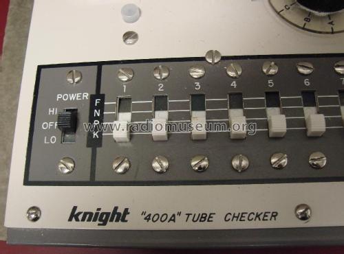 Knight Tube Tester 400-A; Allied Radio Corp. (ID = 1737302) Equipment