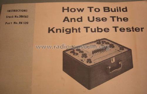 Knight Tube Tester RK520; Allied Radio Corp. (ID = 1075008) Equipment