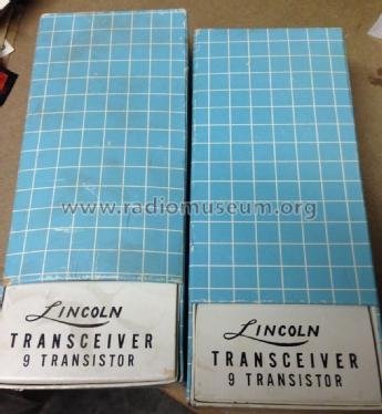 Lincoln Transceiver 9 Transistor - Walkie-Talkie L-2710; Allied Radio Corp. (ID = 1767343) Citizen