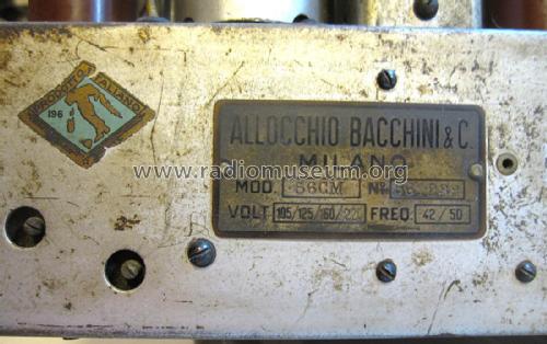 56M ; Allocchio Bacchini (ID = 2621654) Radio