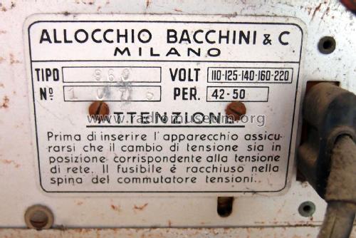 860; Allocchio Bacchini (ID = 2203962) Radio