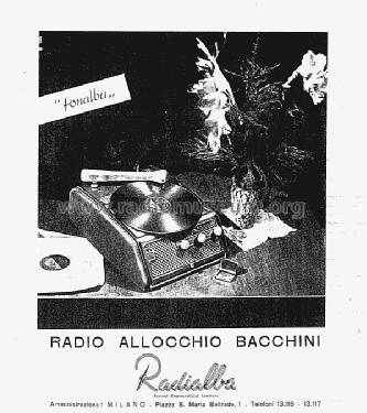 Fonalba ; Allocchio Bacchini (ID = 938313) Radio