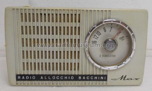 Max 6 Transistor 2012; Allocchio Bacchini (ID = 1606528) Radio