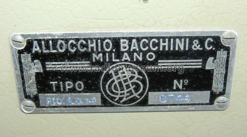 Ricevitore AC14; Allocchio Bacchini (ID = 2634769) Mil Re