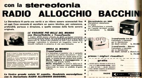 Transfonette TRV50; Allocchio Bacchini (ID = 2618212) Enrég.-R