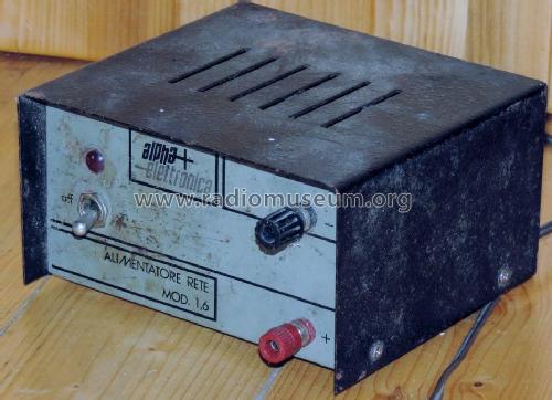 Alimentatore Model 1.6; Alpha Elettronica; (ID = 1958530) Aliment.