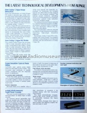 Alpage Stereo Cassette Tape Deck AL-80; Alpine Electronics, (ID = 1881093) Enrég.-R