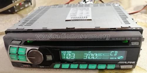 CD Receiver CDE-9821R; Alpine Electronics, (ID = 2831620) Car Radio