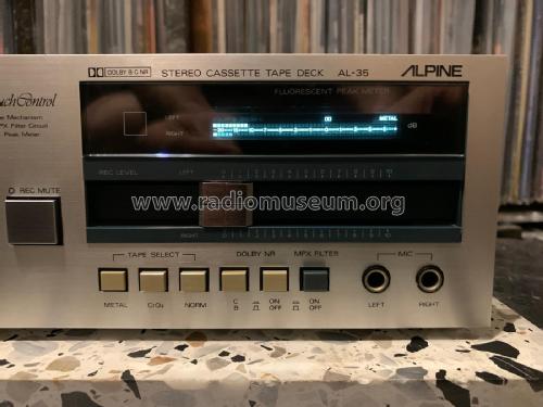 Stereo Cassette Tape Deck AL-35; Alpine Electronics, (ID = 2450159) Ton-Bild