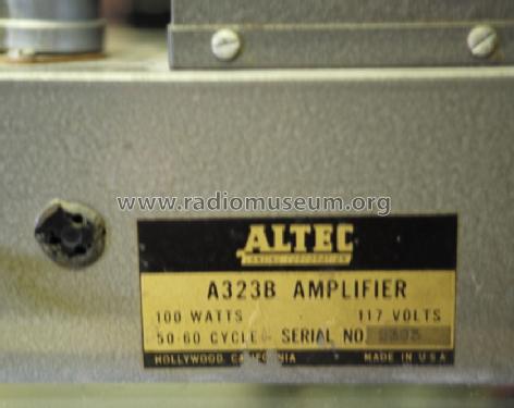 A-323B ; Altec Lansing Corp.; (ID = 1615344) Ampl/Mixer