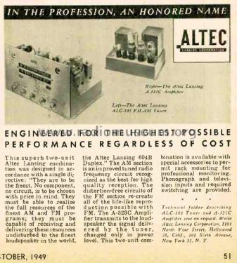 A-323C ; Altec Lansing Corp.; (ID = 1797582) Ampl/Mixer