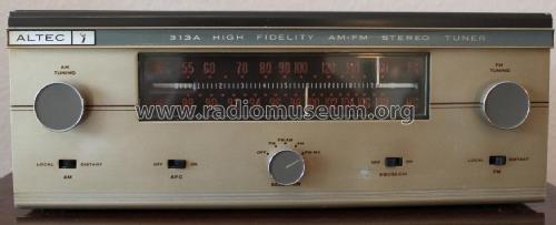 AM-FM Stereo Tuner 313A; Altec Lansing Corp.; (ID = 1972118) Radio