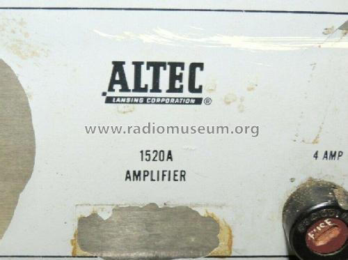 Amplifier 1520A & 1510A; Altec Lansing Corp.; (ID = 2792229) Verst/Mix