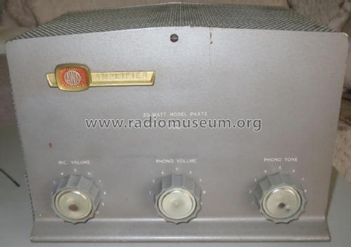 AWA 20 Watt Amplifier PA872; Amalgamated Wireless (ID = 2394323) Ampl/Mixer