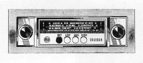 AWA Cruiser MF3V; Amalgamated Wireless (ID = 1367288) Car Radio