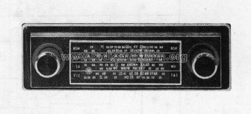 AWA Cruiser MF53; Amalgamated Wireless (ID = 1372584) Car Radio