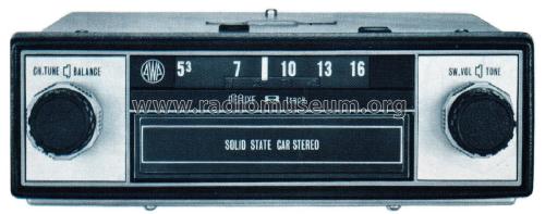 AWA Deluxe 8 Track PU-601A; Amalgamated Wireless (ID = 2446068) Car Radio