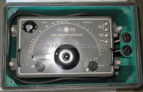 Beat Frequency Oscillator 4R7077; Amalgamated Wireless (ID = 2395114) Equipment