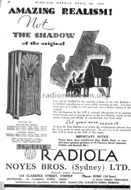 Radiola 120 Ch= C105; Amalgamated Wireless (ID = 2853684) Radio