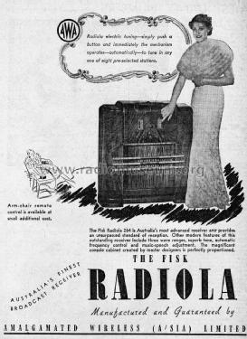 Radiola 264; Amalgamated Wireless (ID = 2039080) Radio