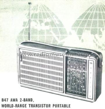 Radiola B47; Amalgamated Wireless (ID = 2097096) Radio