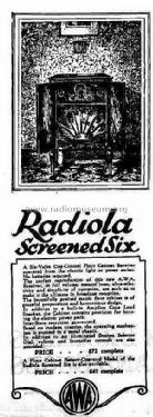 Radiola Screened 6 C50; Amalgamated Wireless (ID = 2388093) Radio