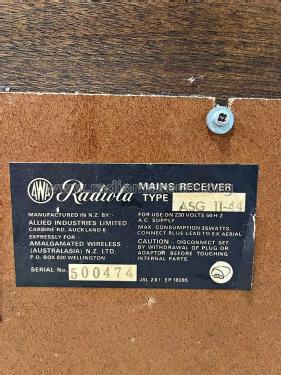 Radiola Solid State Stereo ASG 11-44; Amalgamated Wireless (ID = 3040965) Radio